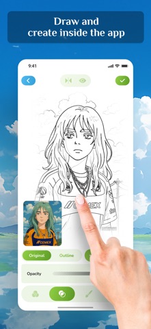 Cartoon Style: Sketch AI Art iPhone screenshot