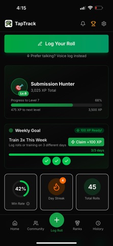TapTrack BJJ Screenshot 1 of 10