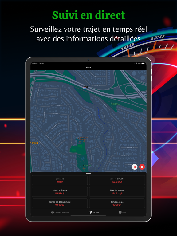 Screenshot #5 pour Compteur de vitesse GPS intell
