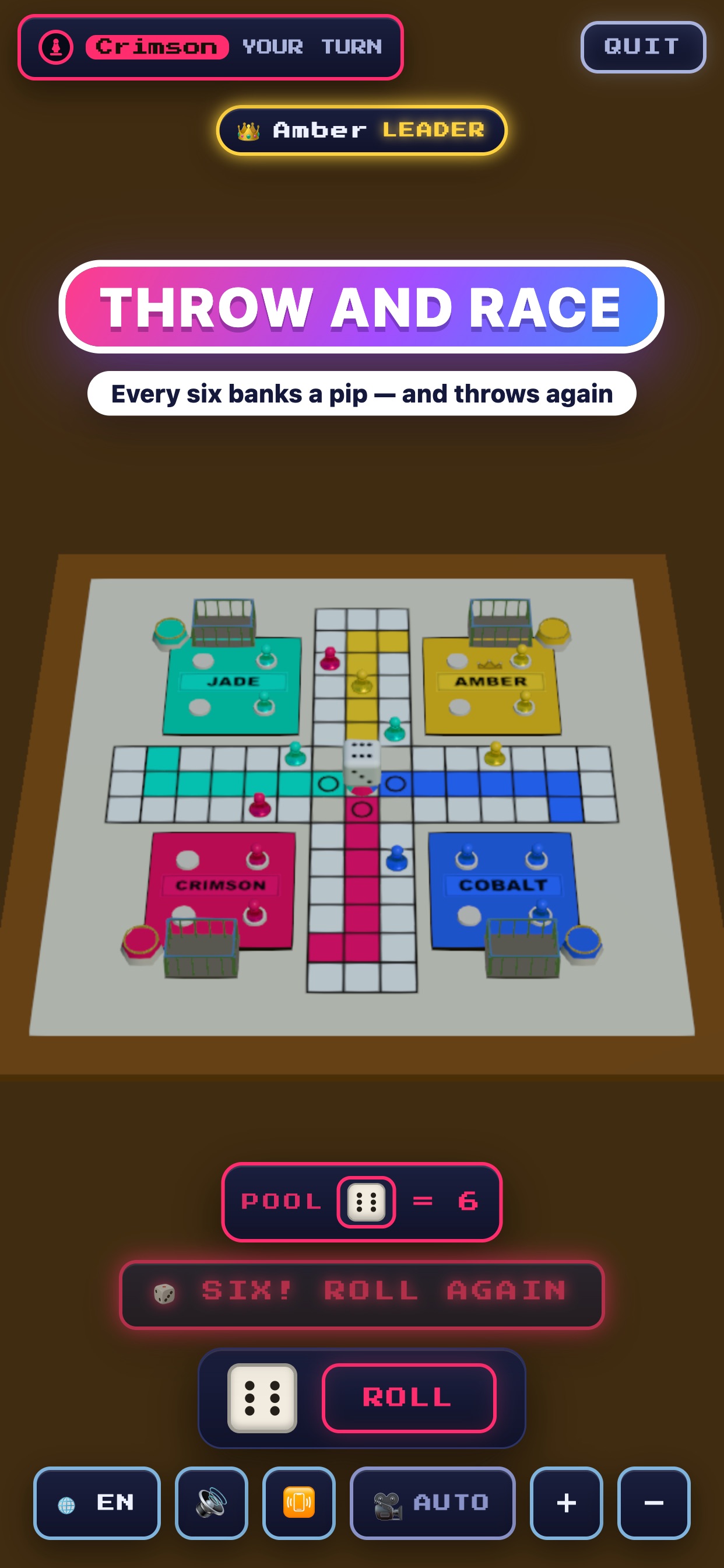 Screenshot 1 of Ludo Chaos 3D