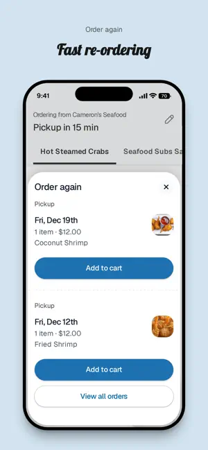 Cameron's Seafood Frederick screenshot 4