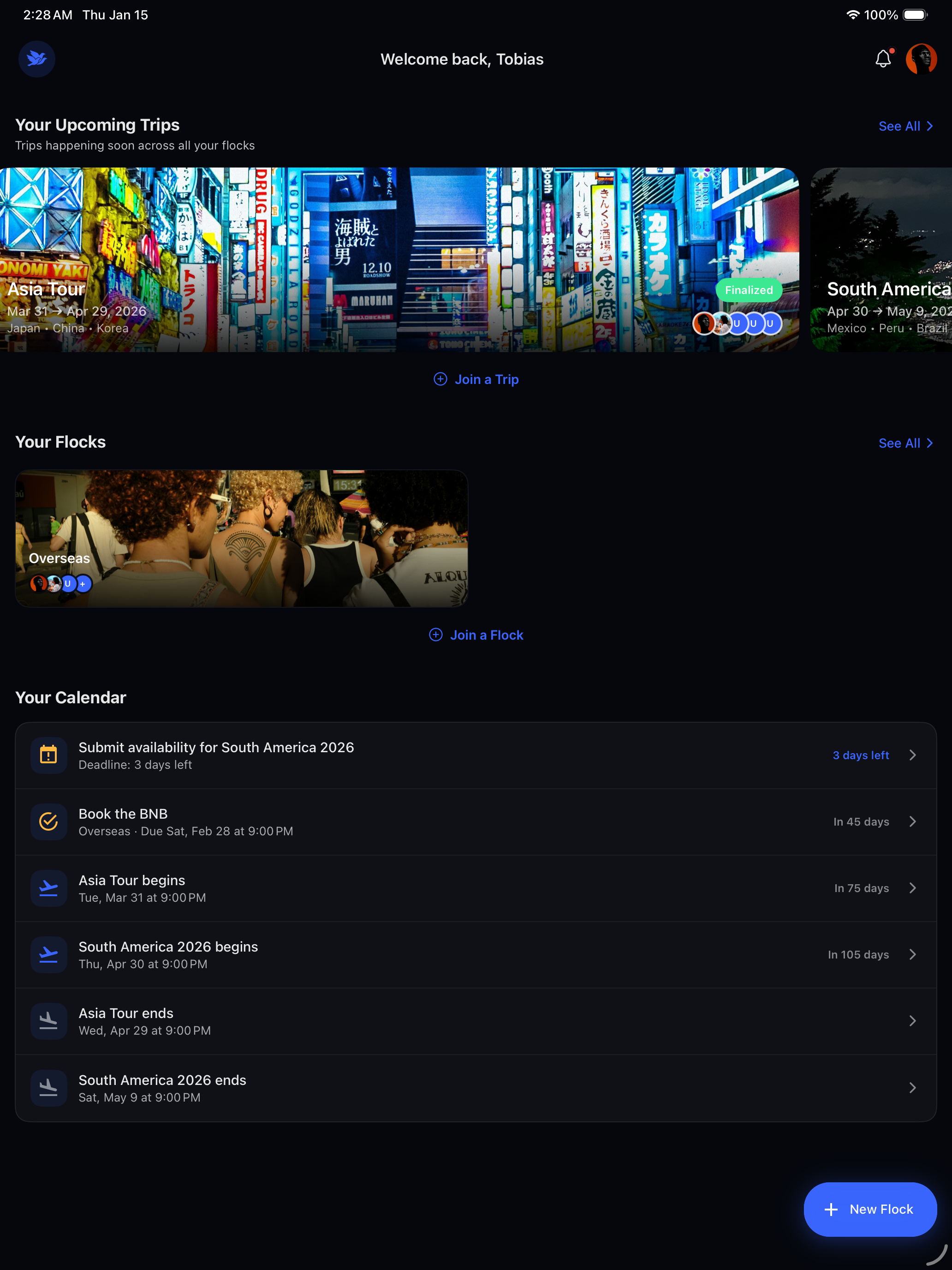 Flock: Where Groups Plan Trips