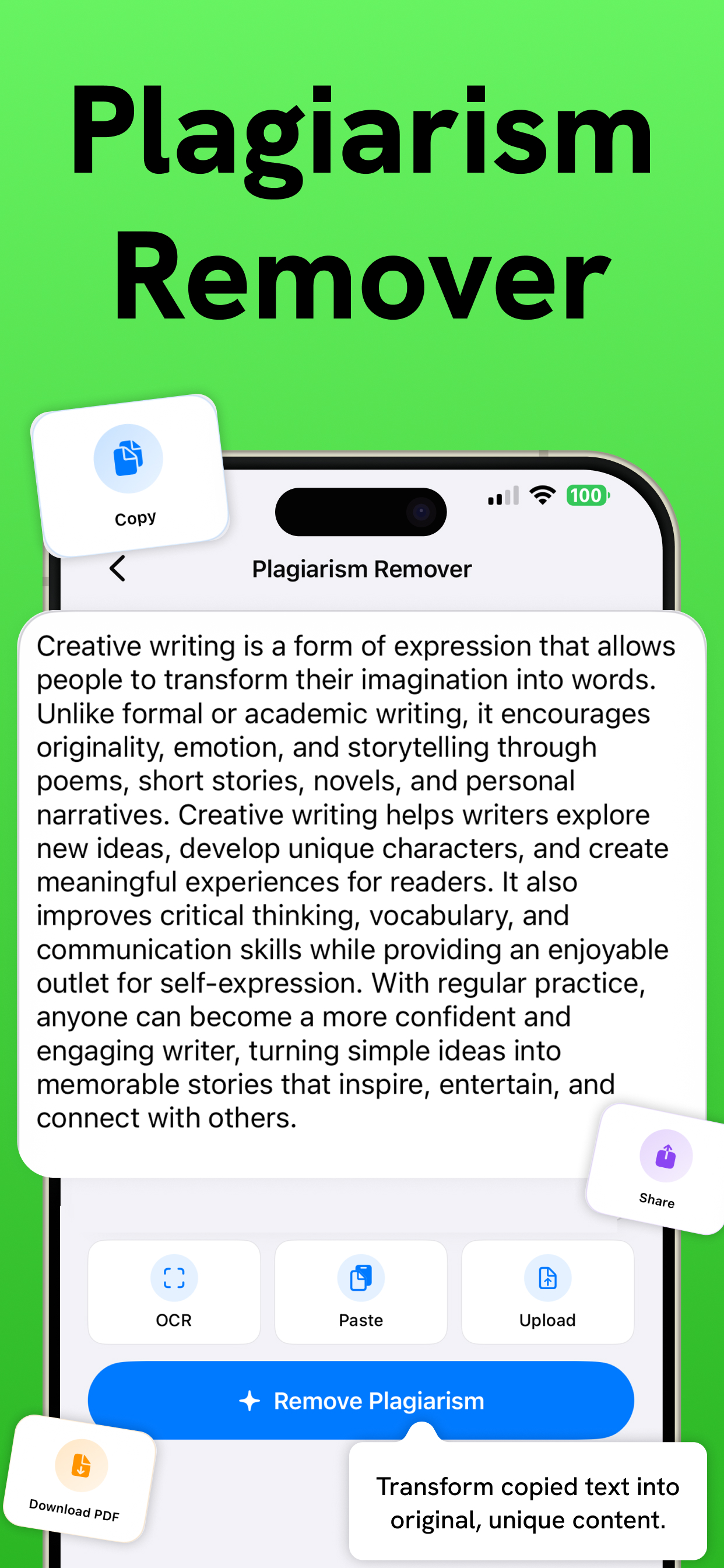 Plagiarism Checker : Humanizer screenshot 4