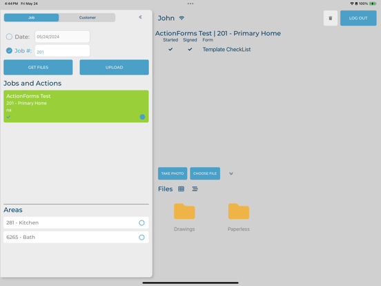 Screenshot #5 pour ActionForms