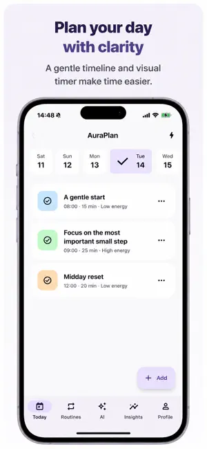 AuraPlan: ADHD Visual Timer screenshot 1