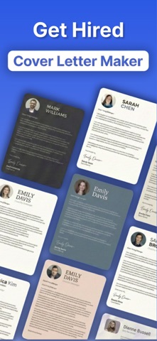 Cover Letter Maker - Get Hired iPhone screenshot