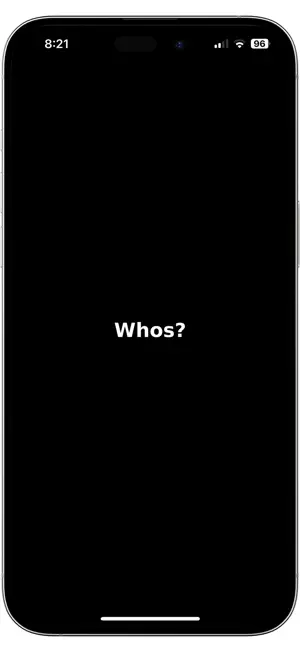 Whos? screenshot 1