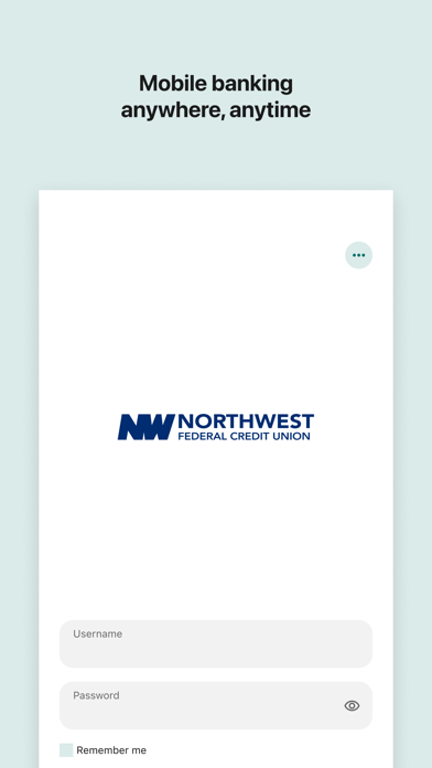 NWFCU Mobile Banking Screenshot