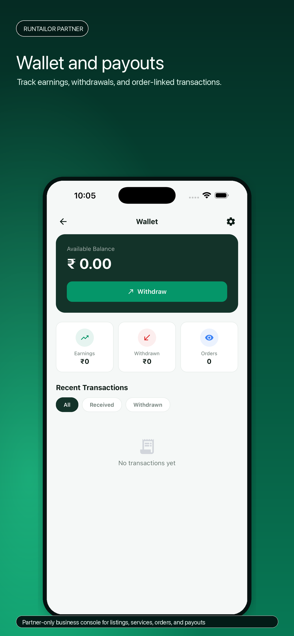RunTailor Partner screenshot 7