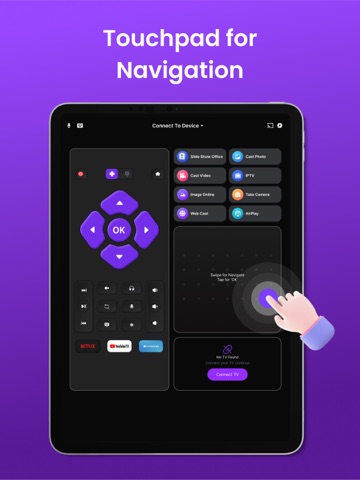 TV Remote - Universal Control・ iPad screenshot