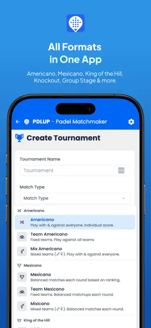 PDLUP - Padel Matchmaker screenshot 2