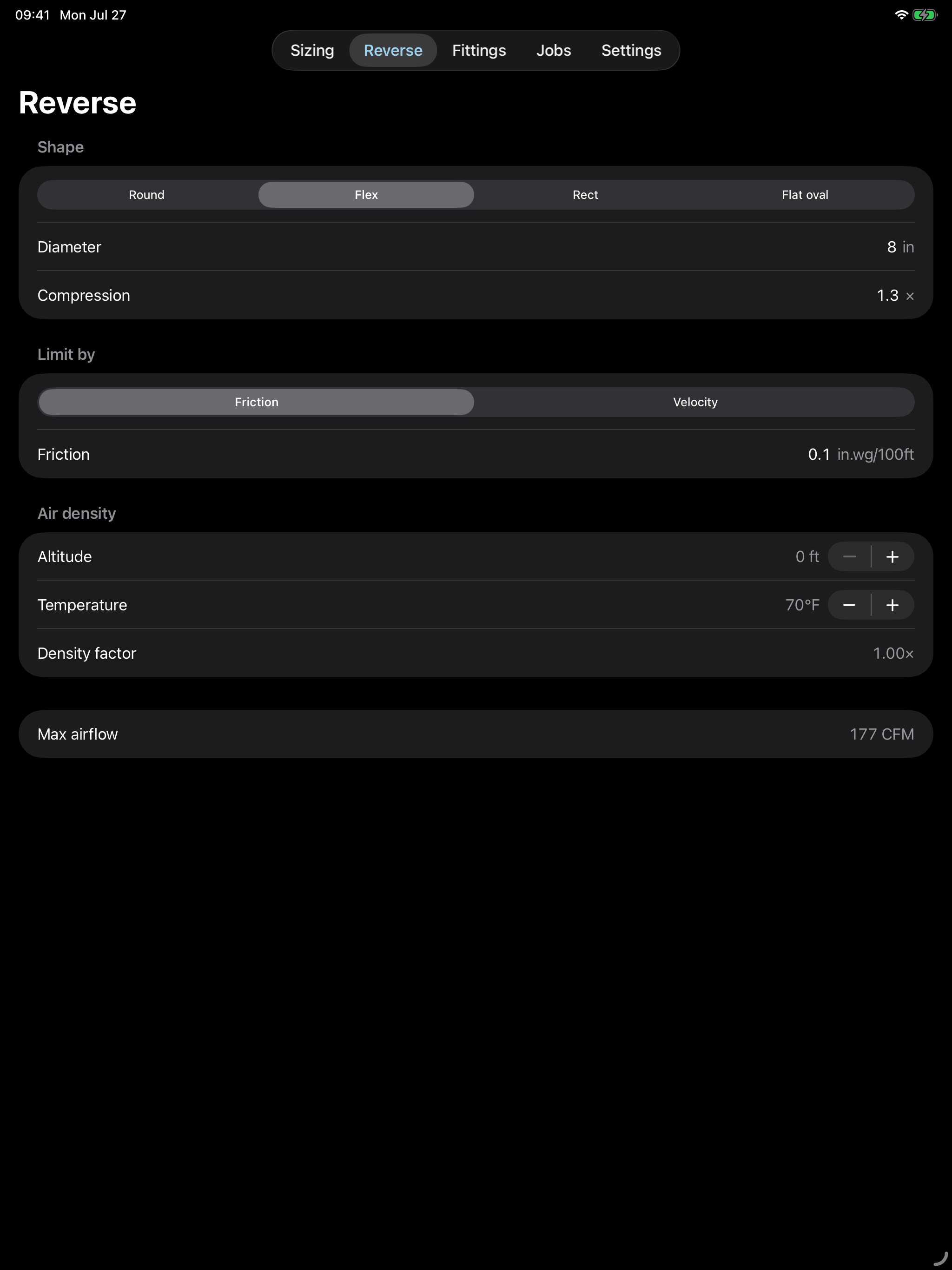 DuctSizer: Duct Calculator screenshot 12
