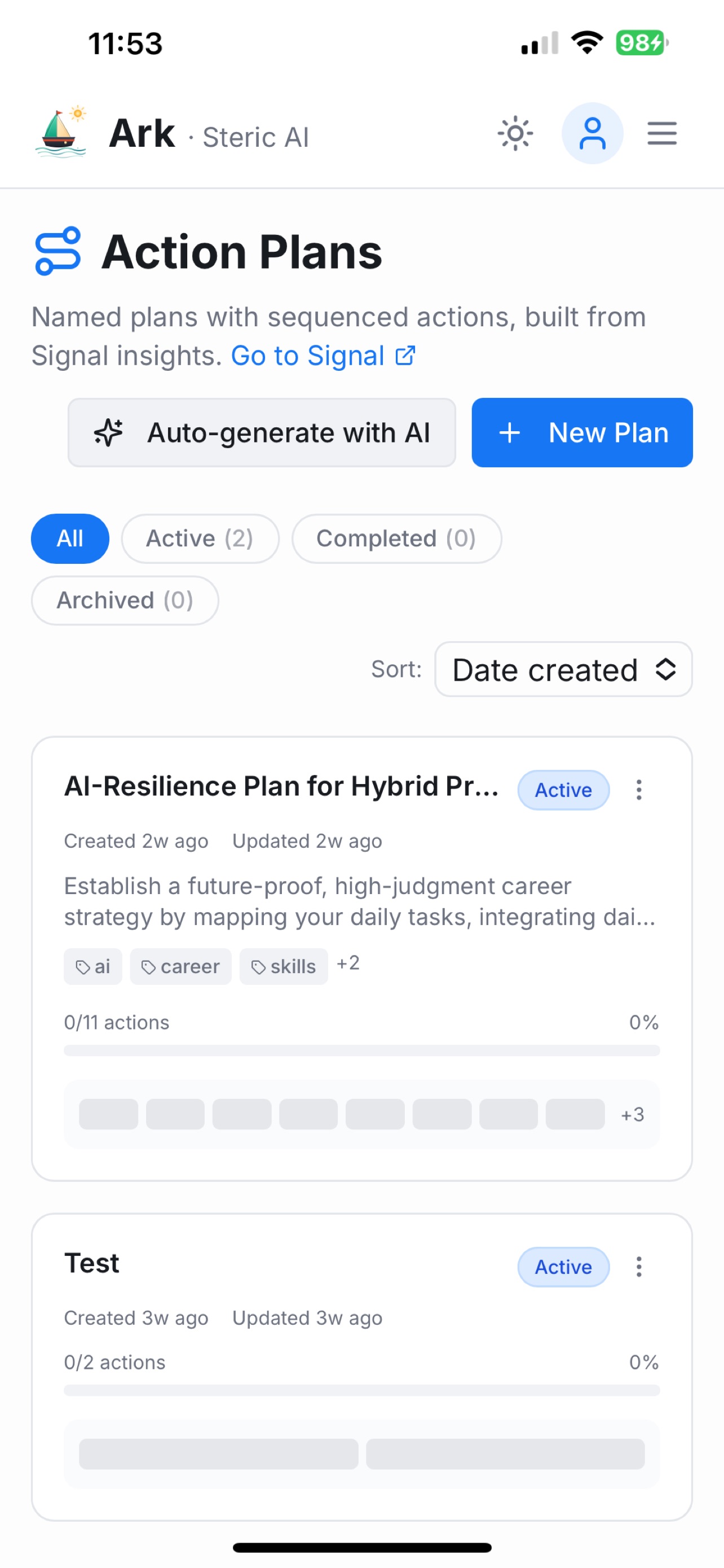 Screenshot 4 of Ark - Steric AI