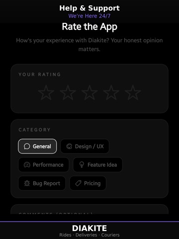 Diakite iPad screenshot