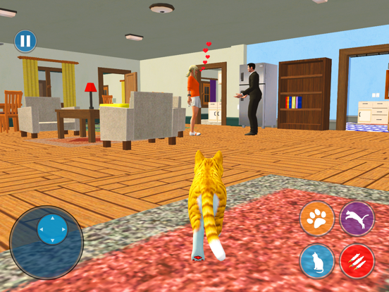 My virtual pet Cat Games iPad screenshot 1 - Games app