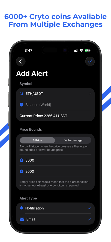 Crypto Price Alerts & Widgets screenshot 2