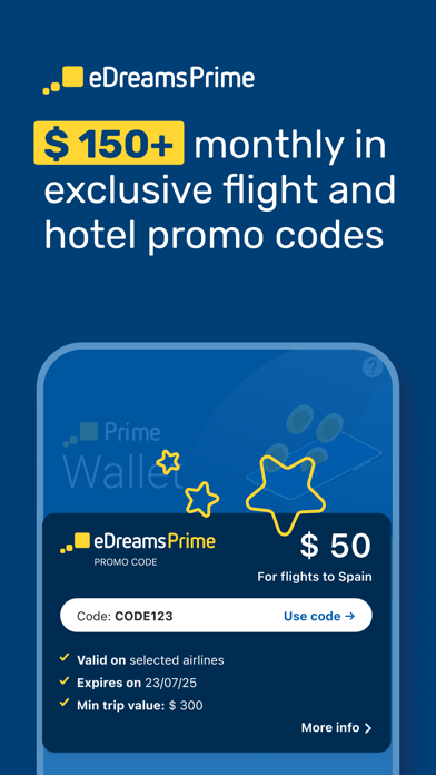 eDreams: Flights, hotels, cars Screenshot