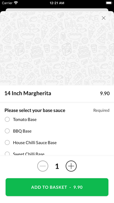 Chattas Pizzeria. Screenshot