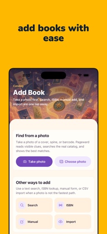 Pageward: Reading Journal AI iPhone screenshot