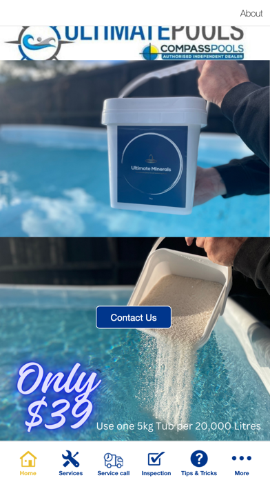 Ultimate Pools Ltd Screenshot