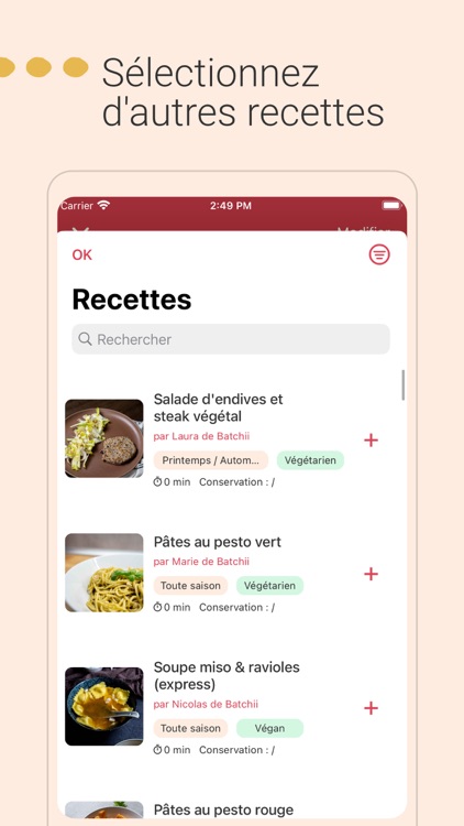 Batchii - Mon Batch Cooking screenshot-3