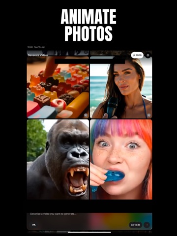 Vero 3 – AI Video Generator iPad screenshot