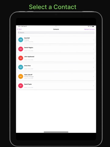 Memorize: Contact Stories iPad screenshot
