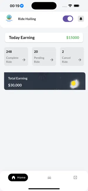 RideHailing Driver App screenshot 1