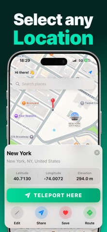 Fake GPS Location Changer iPhone screenshot 2