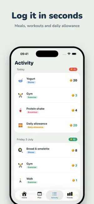 Calorie Bank: Calorie Tracker screenshot 2