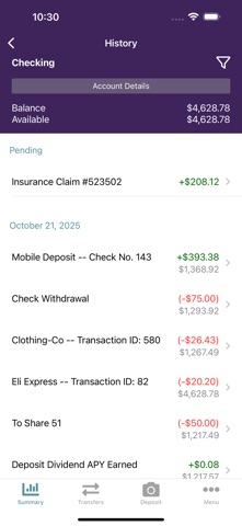 App screenshot
