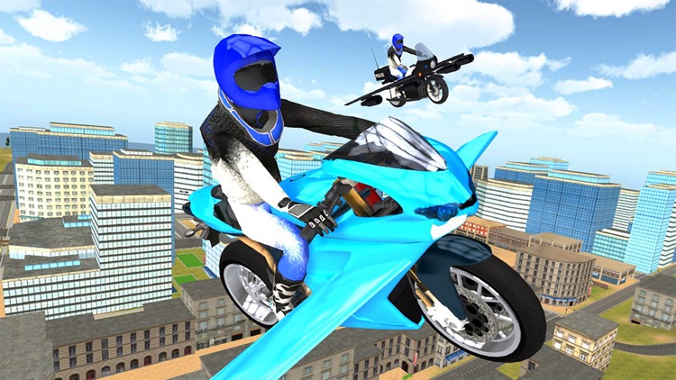 Flying Motorbike Simulator screenshot-6