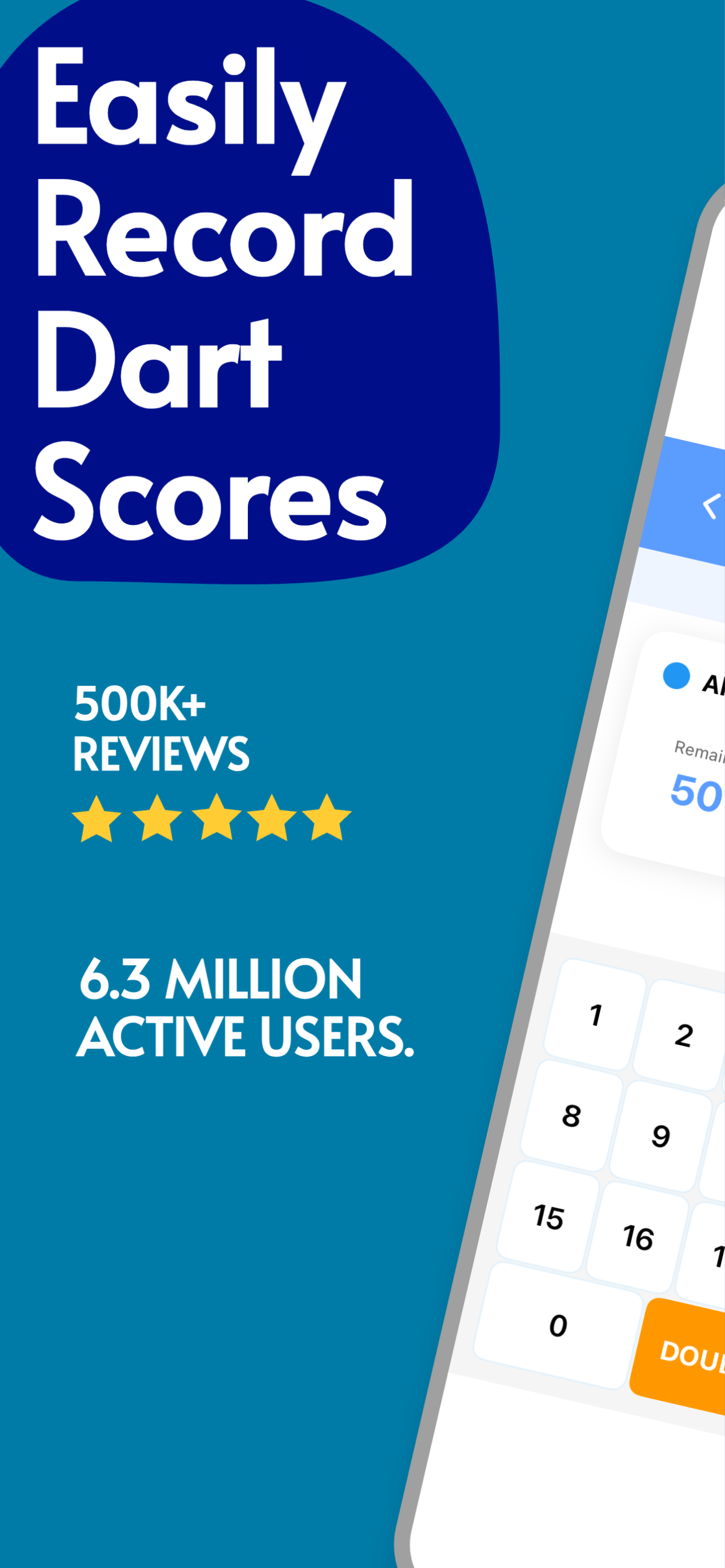 Darts Scorekeeper, Scoreboard