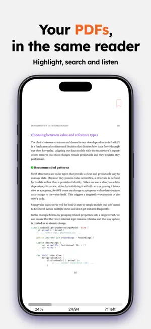 EPUB Reader - JustRead screenshot 4