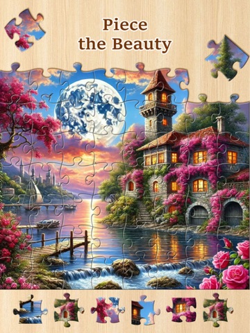 Nature Puzzles Jigsaw Game iPad screenshot