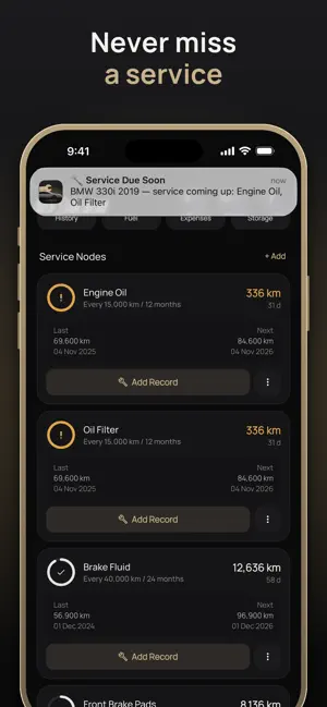 Carkyz: Car Maintenance & Fuel screenshot 2