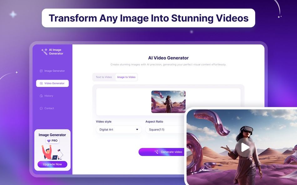 #4. AI Image & Video Generator App (macOS) Ved: Furqan Hussain