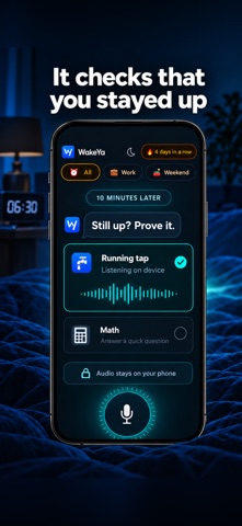WakeYa: AI Talking Alarm Clock Screenshot 7 of 8