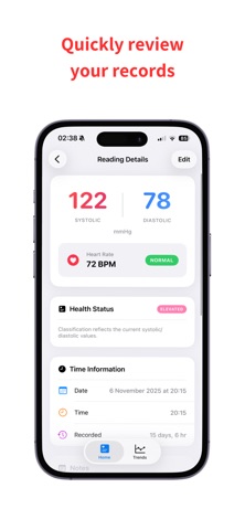 Blood Pressure Tracker: PBLOD Screenshot 2 of 4