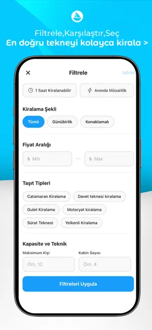 Yatport - Yat&Tekne Kiralama iPhone screenshot 5