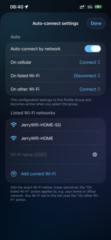 JNet VPN iPhone screenshot