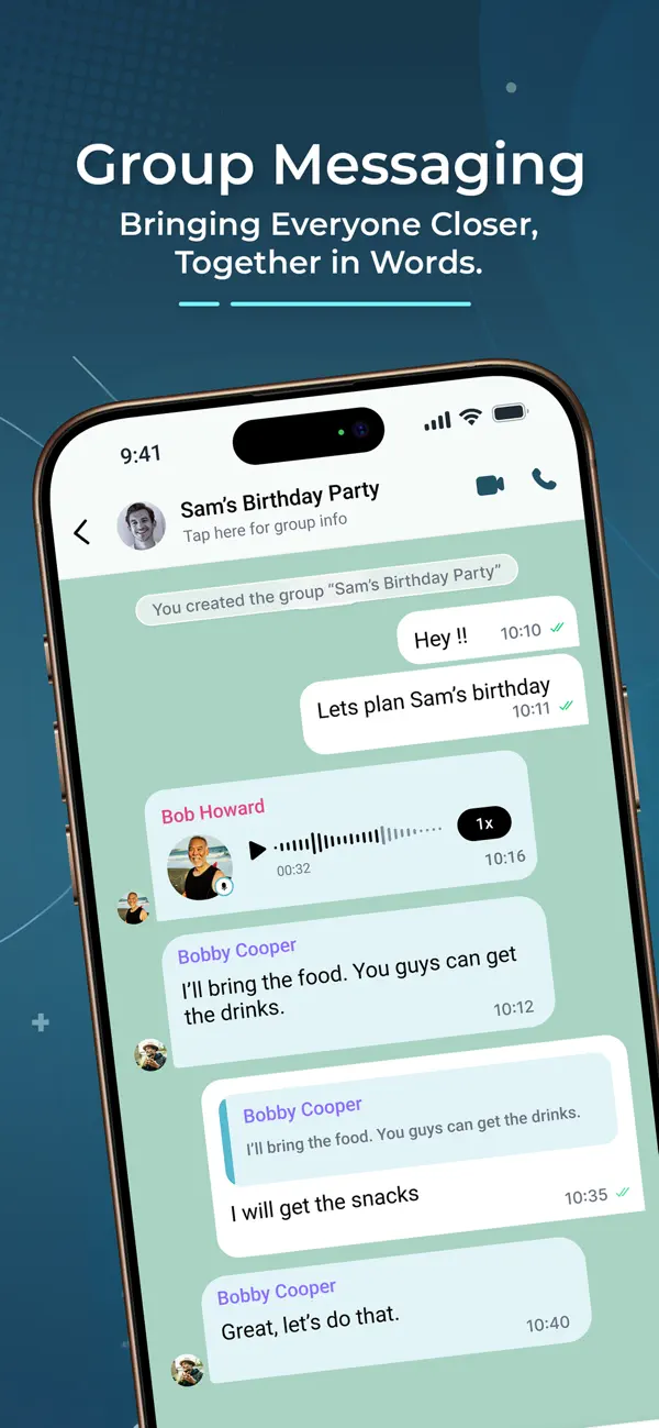 Screenshot #1 pour ETchat - Calls