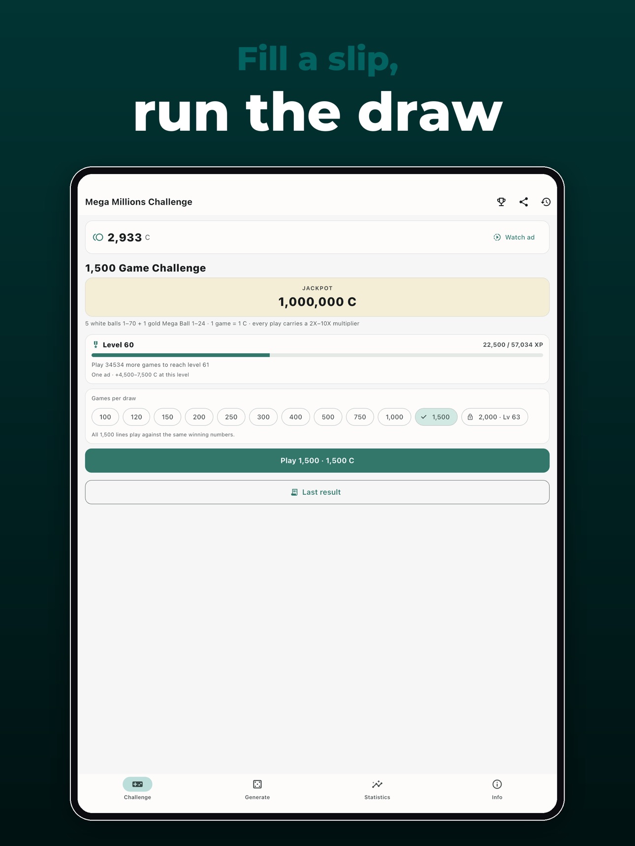 Screenshot 11 of SumLotto 5/70 Number Tool