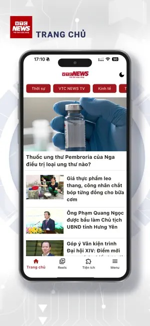 Báo VTC News: Tin tức 24h iPhone screenshot 1