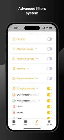 ChargerSystem iPhone screenshot
