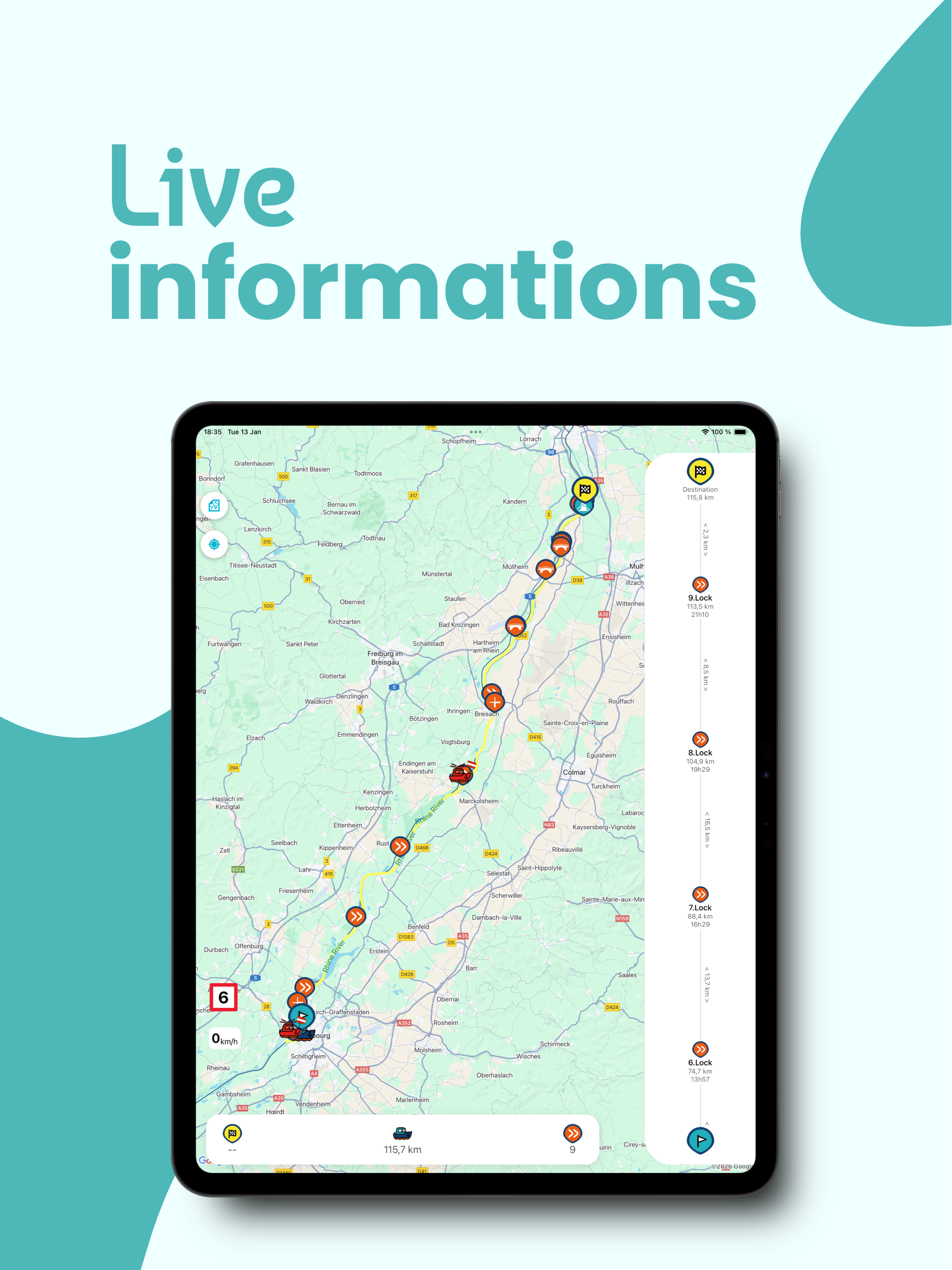 Fluvigo: Boat Navigation GPS screenshot 10