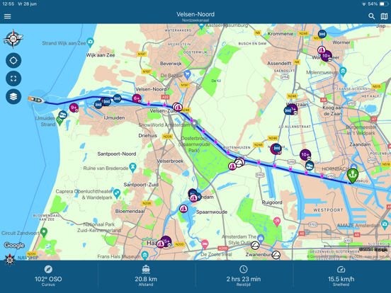 NavShip - Bootrouteplanner iPad app afbeelding 2