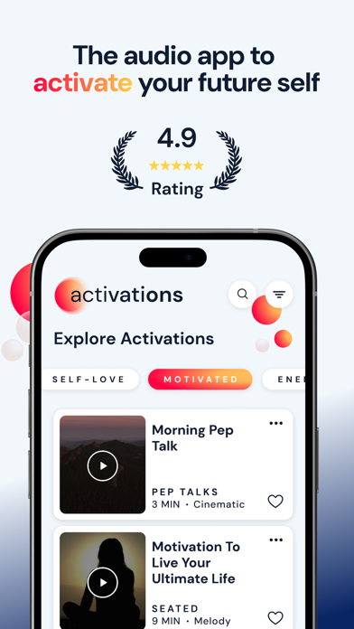 Screenshot #1 pour Activations: Transforme Ta Vie