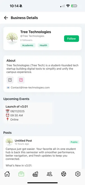 Rooted: University Hub screenshot 4