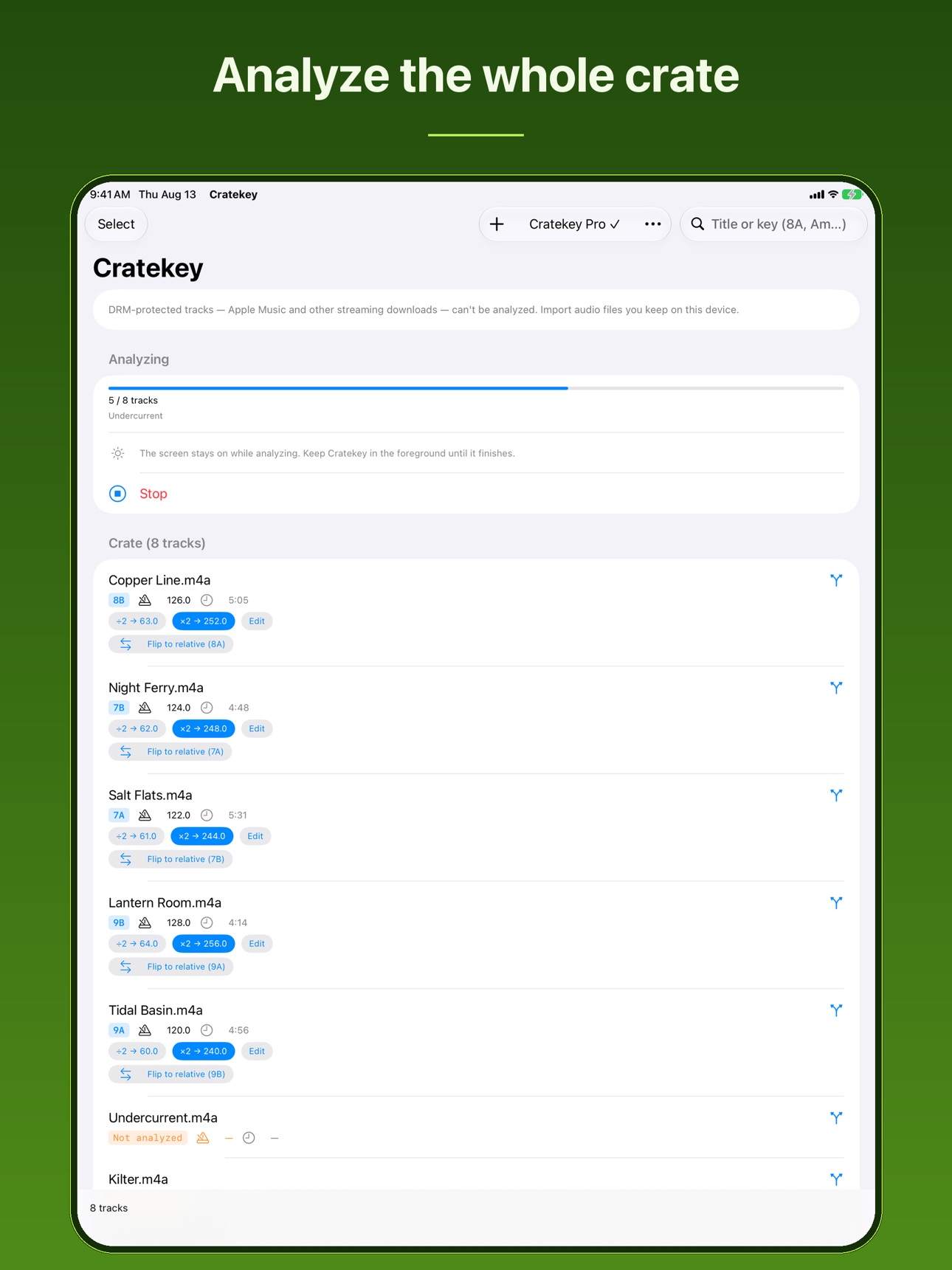 Screenshot 8 of Cratekey: DJ Key Finder